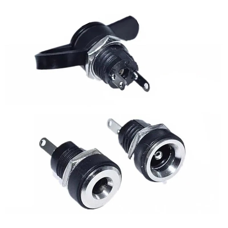 DC-022B Copper DC Power Socket Adapter Jack Connector 5.5×2.1mm