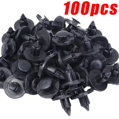 8mm Automotive Fastener Rivets Clips for Nissan Body Bumper &amp; Trim — 10–100pcs