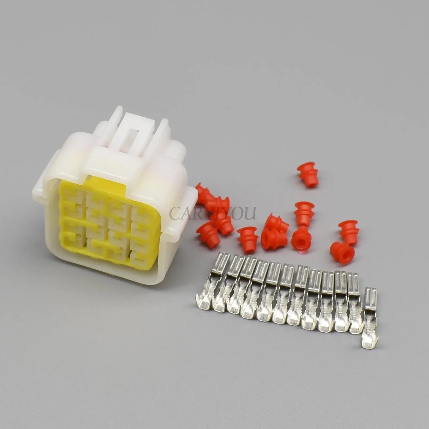 FW-C-16M-B / FW-C-16F-B Automotive 16-Pin Waterproof Wire Socket — Furukawa Male & Female Connector with Cables