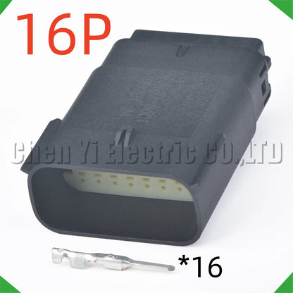 16 Pin Headlight Connector 33472-1601 33482-1601 54241630 for Ford Focus GM Lincoln Dodge