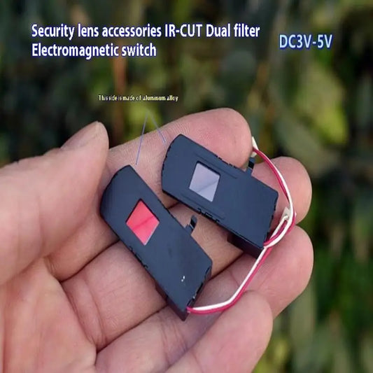 1pc R-CUT Double Filter DC 3V-5V Electromagnetic Switch Drawer Security Lens DIY Accessories