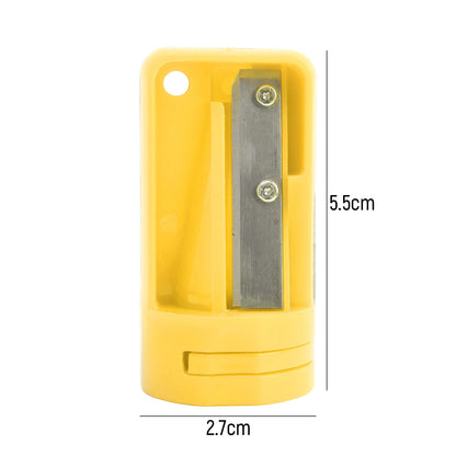 Woodworking Hand Tools Manual Woodwork Pencil Cutter, Portable Carpenter Pencil Sharpener, Blue, Practical for Homework and Writing
