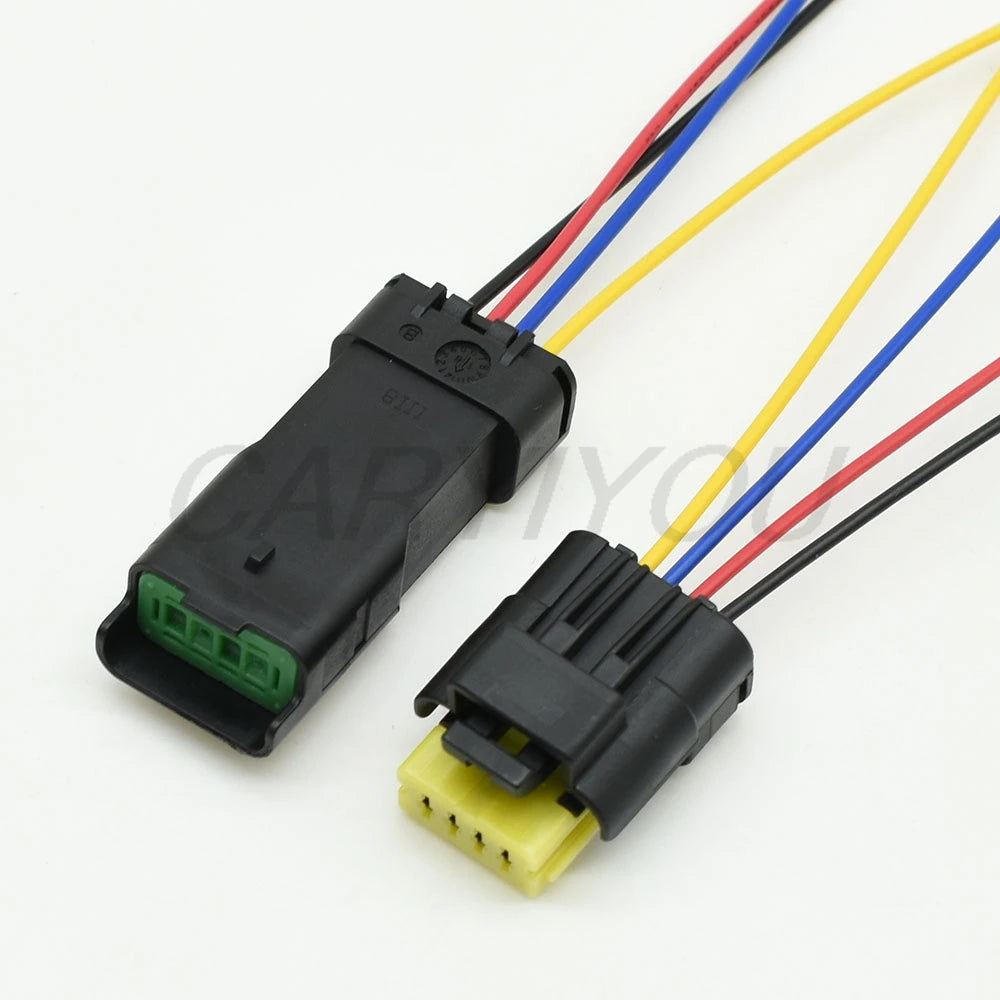 FCI 4 Pin Waterproof Connector 211PL042S0049 211PC042S8021 DJ7047B-1.5 PA66 Male Female