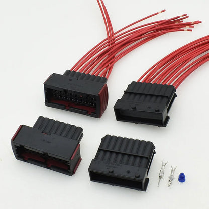1-964449-1 / 1-965427-1 Automotive 16-Pin ECU Connector — Male Female Electrical Plug