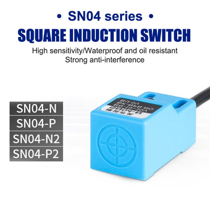1pc NPN PNP SN04-N SN04-P SN04-N2 SN04-P2 Metal Detection Sensor Proximity Switch For Metal Detection Square Induction Switch