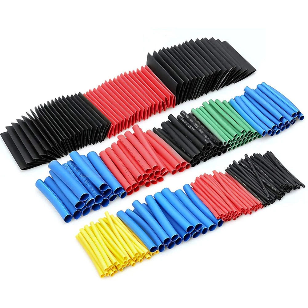 328PCS Heat Shrink Tubing Set 2:1 Shrink Ratio Heat Shrink Cable Sleeve 8 Sizes Electrical Equipment & Supplies Accessories