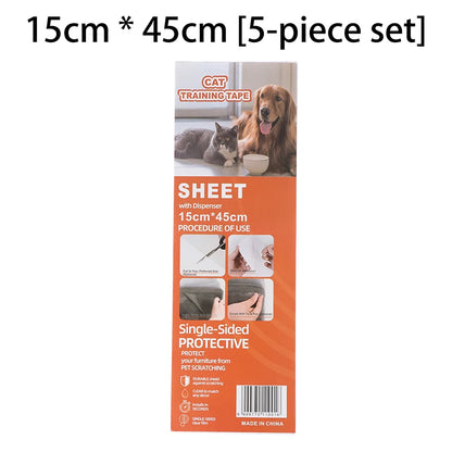 PVC Sofa Clear Waterproof Tape Furniture Guard Transparent Self-Adhesive Cats From Scratching Furniture Protectors Tape