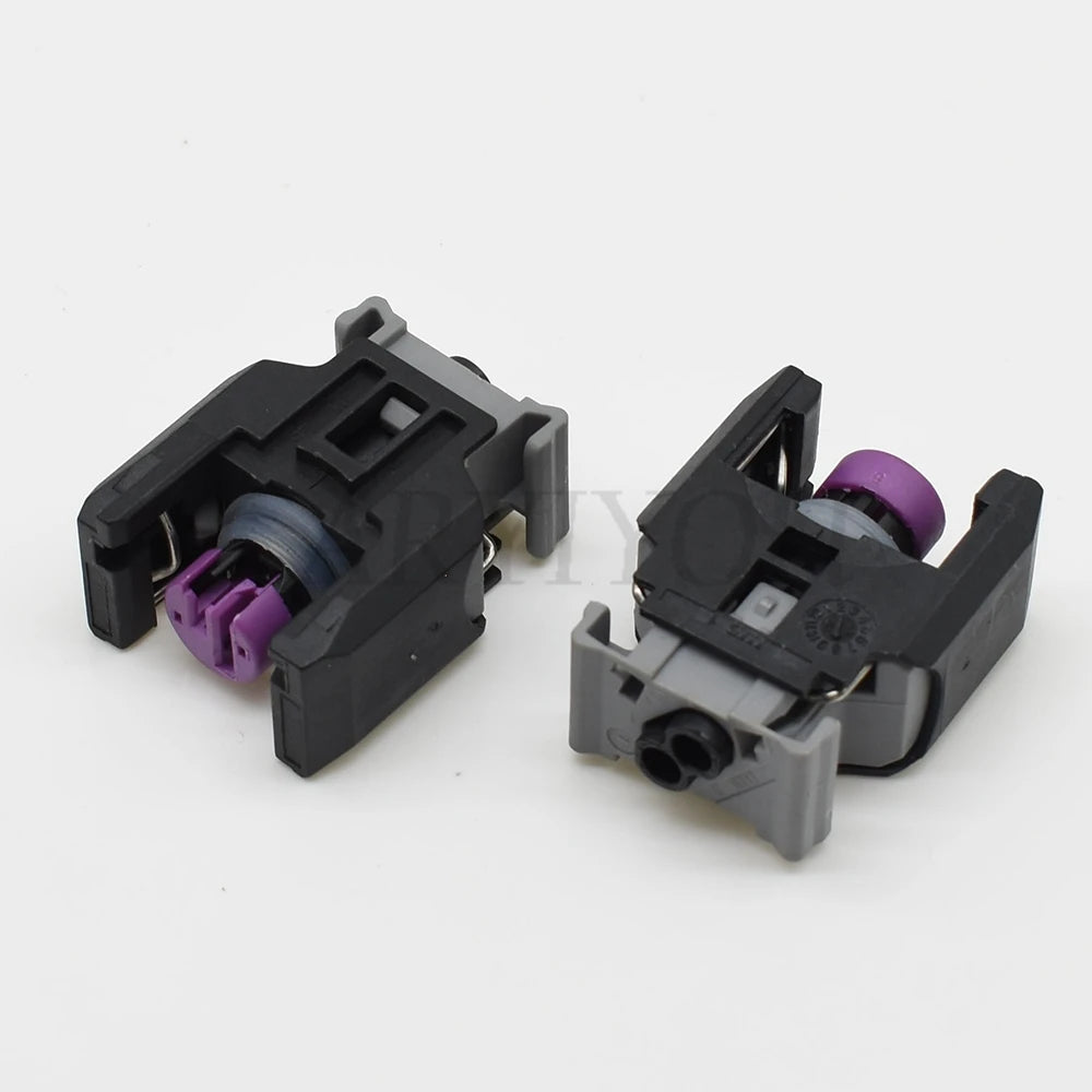 2 Pin Automotive Diesel Common Rail Injector Nozzle Plug Connector with Terminals Compatible with 13816706