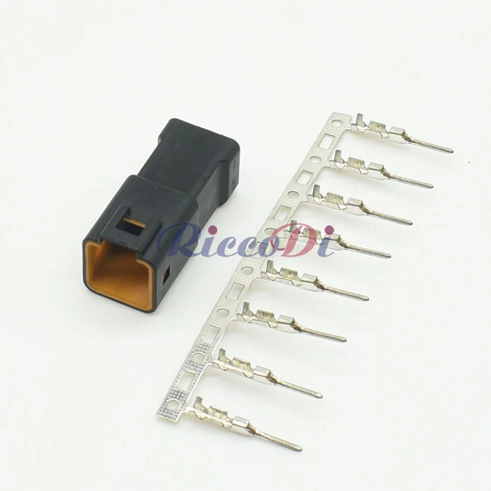08T-JWPF-VSLE-D / B08B-JWPF-SK-P / 08R-JWPF-VSLE-D JST JWPF 8-Pin Waterproof Automotive Connector — Male Female Docking Plug