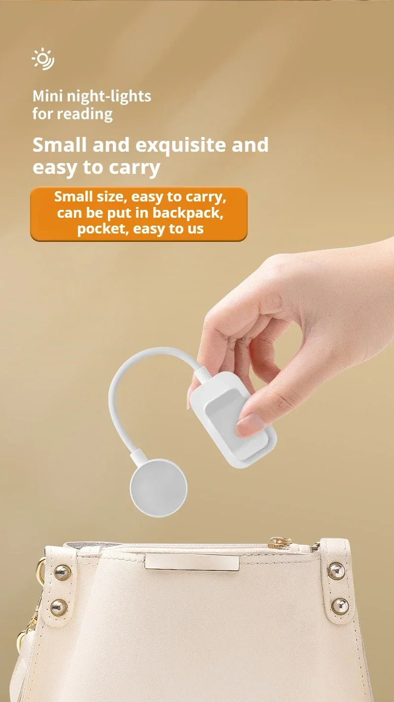 Folding Clamp Led Table Lamp Rechargeable Night Light Study Stand Read Lamp Touch 3 Modes Dimming Eye Protection Light Emergency