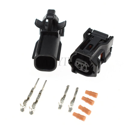 2 Pin Automotive Connector Plug Male Female Lid Switch Hood Lock ABS Speed Sensor 12416 / 90980-12416 6188-4797 / 6189-1161