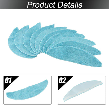Washable Reusable Mop Cloth Pads for Conga 7490 & 8290 Immortal Series Vacuum – Efficient Floor Cleaning Accessories