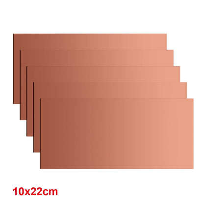 Single-Side Copper Clad PCB Board Kit 7x10, 10x15, 15x20, 20x30cm Universal DIY Laminate Circuit Board