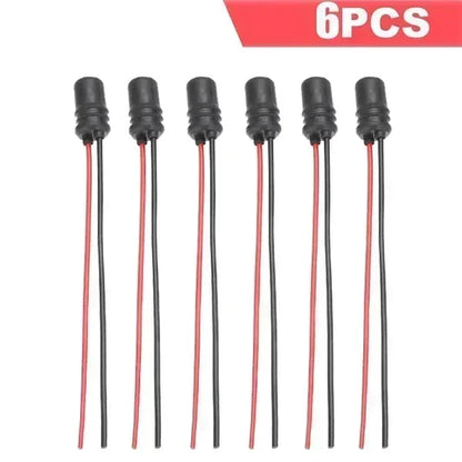DC12V T10 W5W 147 Bulb Socket Connector Wire Harness Holder 14cm