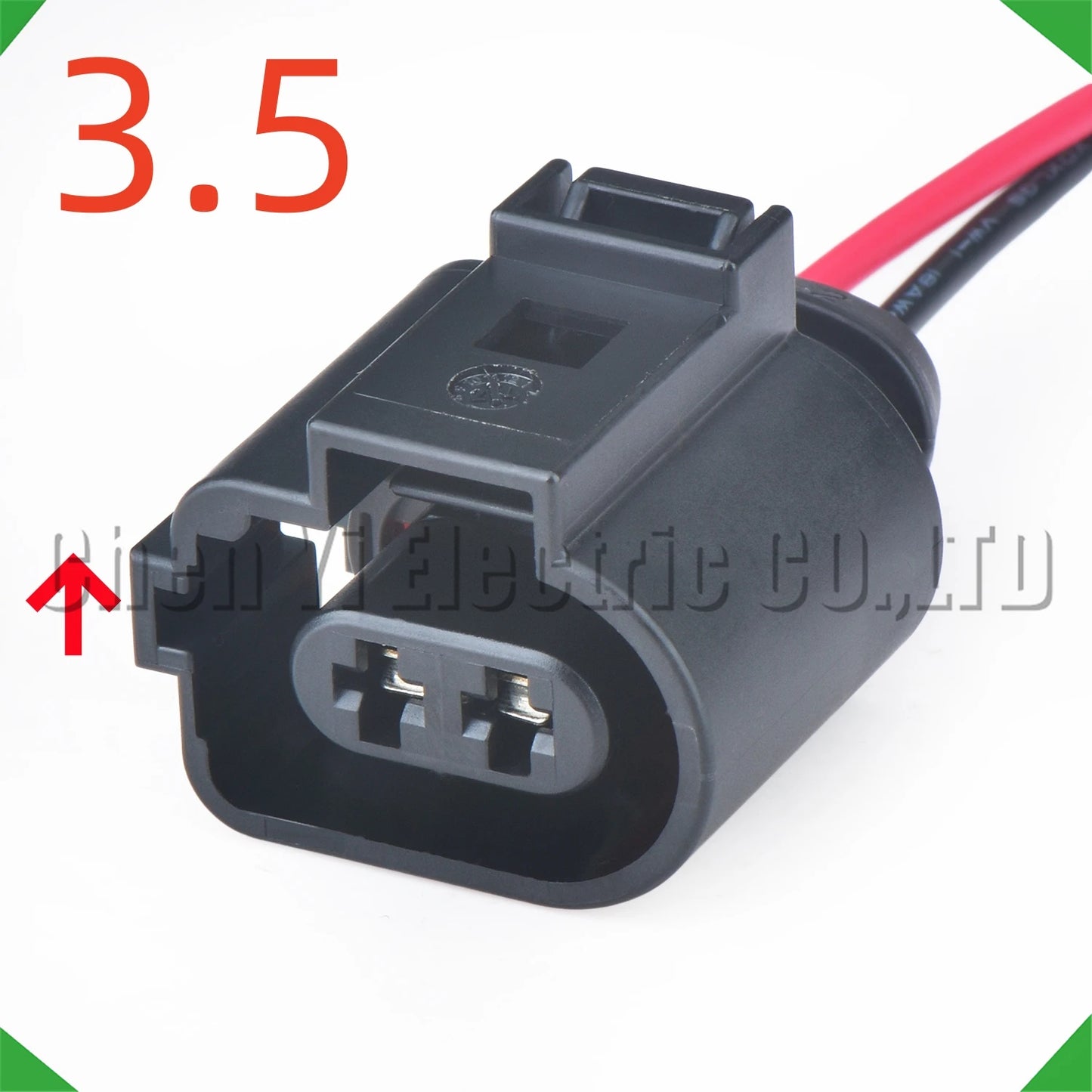 2 Pin Parking Brake Solenoid Connector 1J0973722 Plug