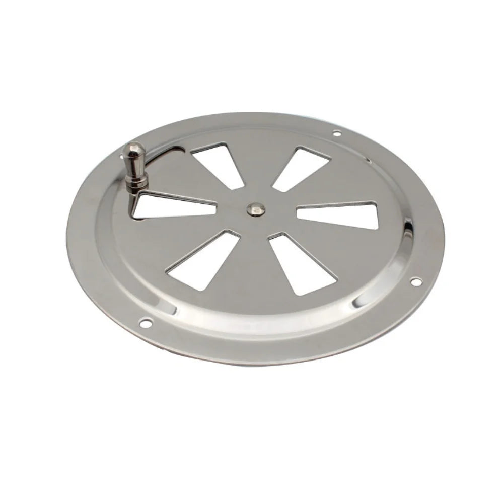 125mm/150mm Adjustable Ventilation Grilles Stainless Steel Open Close Ventilation Panels Round Ventilation Exhaust Grille