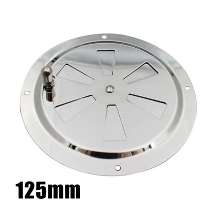 125mm/150mm Adjustable Ventilation Grilles Stainless Steel Open Close Ventilation Panels Round Ventilation Exhaust Grille