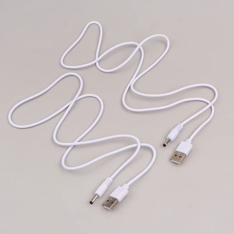 USB to DC 3.5mm Power Cable Jack Connector 5V Charger Universal for HUB Mini Fan Router MP3/MP4