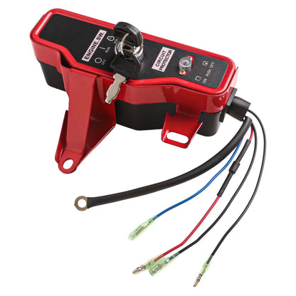 Engines Generator Pump Ignition Switch 168F/170F 188F/190F 20.5 X 7 Cm/8.07 \\\\\\\"x 2.76\\\\\\\" Iron Red+black Brand New