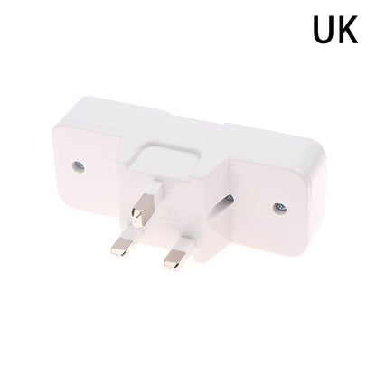 UK/EU Plug Adapter with Switch Universal Extension Socket 10A 250V