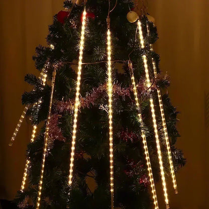 USB Powered LED Meteor Shower Rain Lights for Christmas New Year Decoration Garden Street Party Lighting
