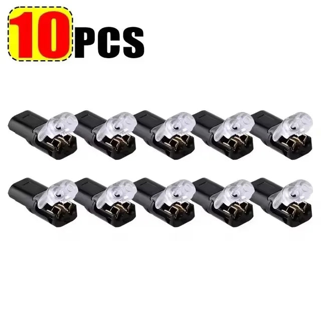 2 Pin Automotive Waterproof Connector Wire Terminal ABS 18-22AWG 300V 10A