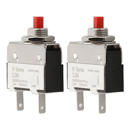 Manual Reset Circuit Breaker Offering Overload Protection Essential Component for Safe Operation of Various Electrical Devices