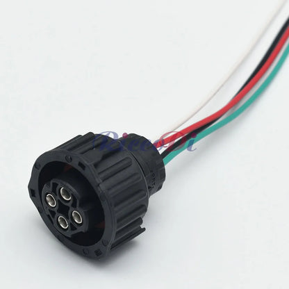 Tyco 4 Pin Round Male Female Sealed Odometer Speed Sensor Connector Plug for HOWO A7 Truck 1-967402-1 1-967325-1
