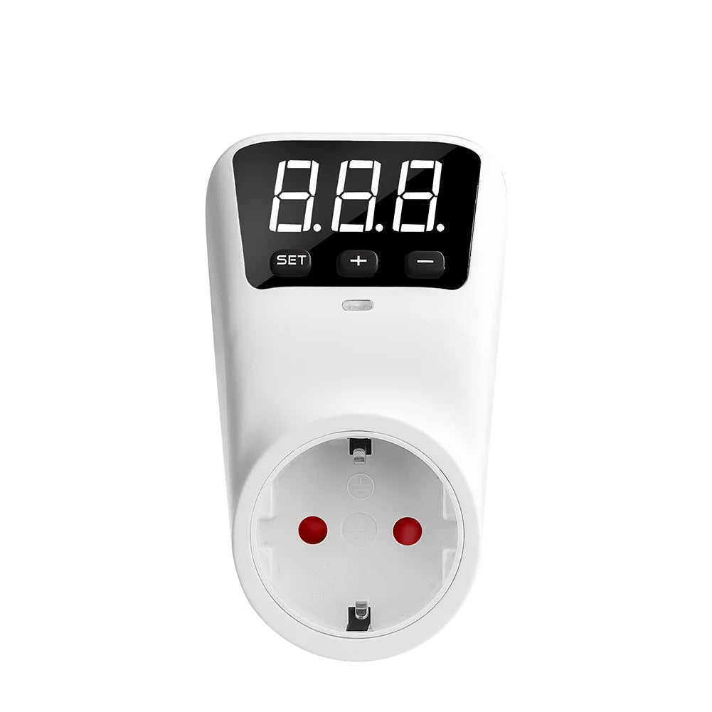 Adjustable Voltage Protector Socket AC120V/230V 16A Surge Protection with Delay | DE UK US Plug