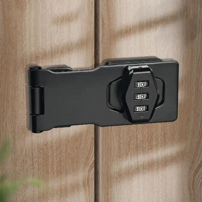 3-Digit Combination Password Lock Security Door Bolt Cabinet Password Lock Drawer Lock Anti-theft Household Cabinet Hardware