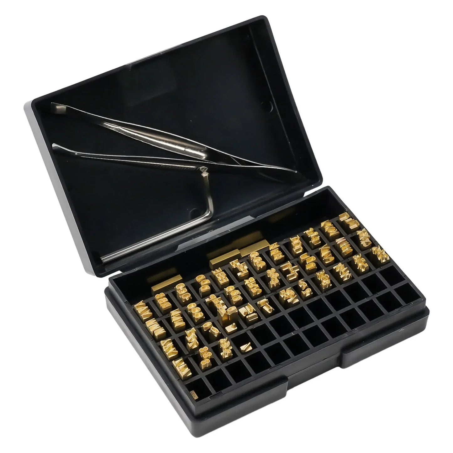 120pcs 2*3*15mm Hot Stamp Pper Letters Thermal Ribbon Printing Font Ding Machine Word Grain For Manual Semi-automatic Ding Machi