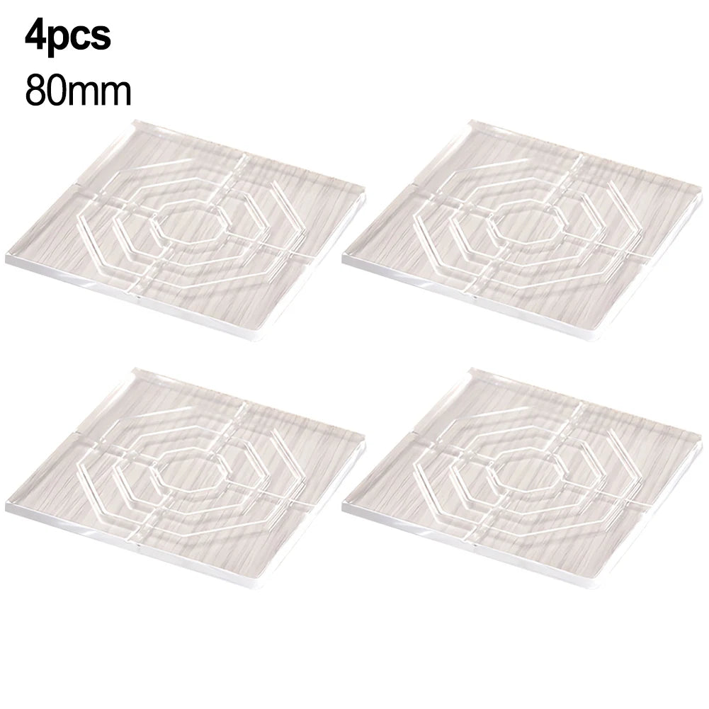 Shock Resistant Anti Vibration For Pads 4Pcs for Appliances Slip Resistant Feet Mat for Washing Machine and Furniture
