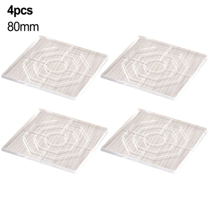 Shock Resistant Anti Vibration For Pads 4Pcs for Appliances Slip Resistant Feet Mat for Washing Machine and Furniture
