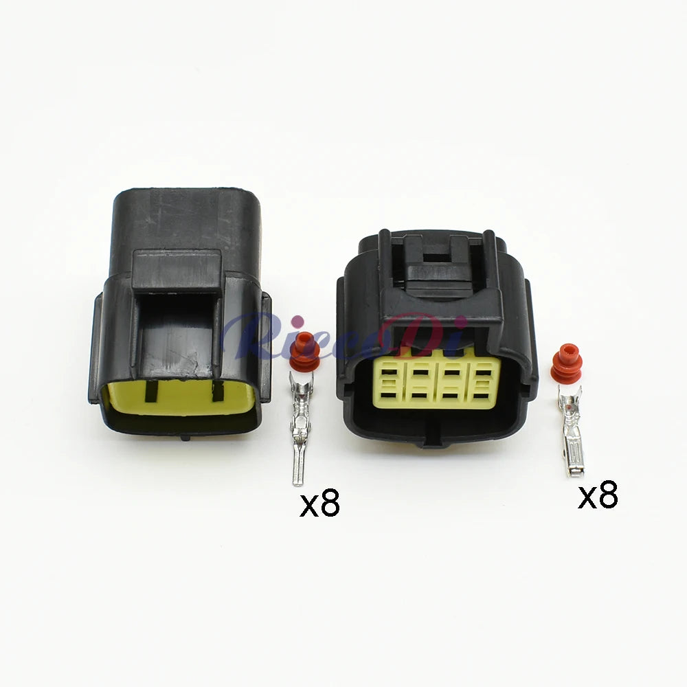 TYCO AMP 174982-2 / 174984-2 8-Pin Sealed Waterproof Connector for Denso Fuel Injector Systems