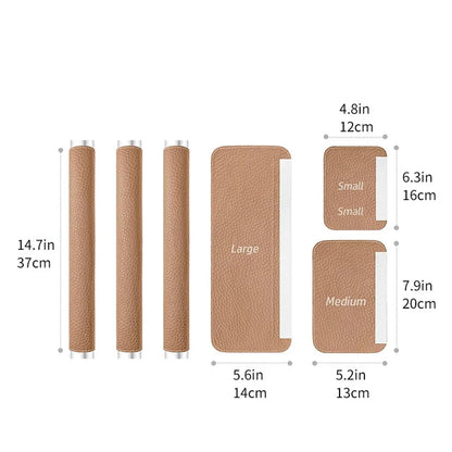 Kitchen Decor Sliding Door Handle Cover Washable Refrigerator Handle Covers Ball Brown Appliance Handle Protection