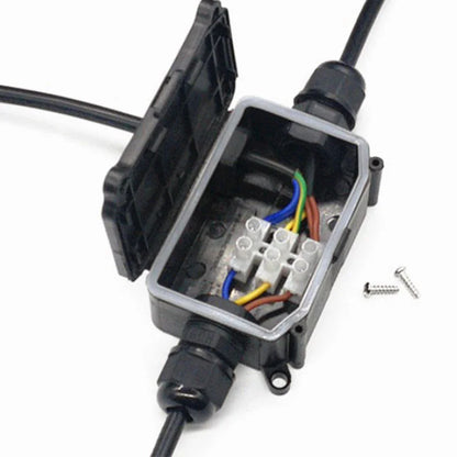 IP66 Waterproof Outdoor Junction Box 2/3 Way Electrical Cable Connector Case