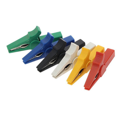 Electrical Jumpers Crocodile Clips Six Different Colors Strong Grip And Conductivity 14mm Maximum Opening 4mm Wiring Hole