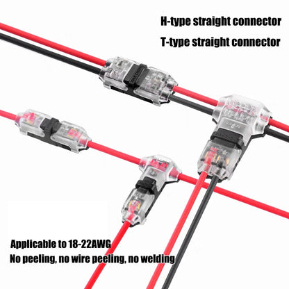 T Tap Wire Connector Low Voltage 2 Pin Splicing Connector