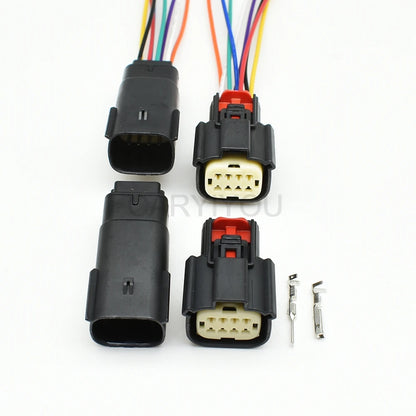 8-Pin Headlight Connector 33472-0801 / 33482-4801 for Ford Buick Chevrolet — Molex MX150 Series