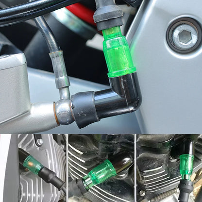 Motorcycle Ignition Spark Plug Cap – Universal High-Pressure Elbow Spark Plug Cap for Motorcycle Modification Accessories