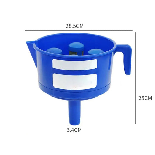 Funnel Type Oil And Water Separator Four Filter Elements Fuel Filter Fitting For Diesel Fuel Systems For Larger Than 12 Microns