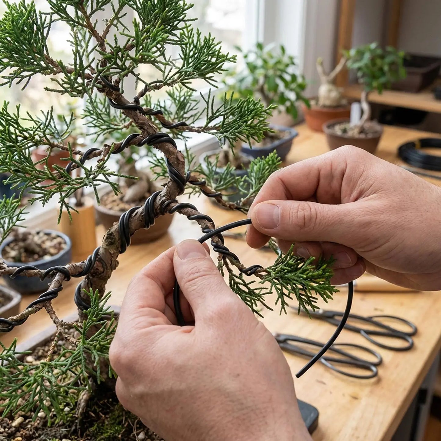Bonsai Training Wire 1-3mm Anodized Aluminum Plant Shaping