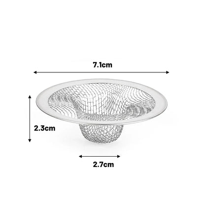 20x Stainless Steel Sink Filter Kitchen Bathroom Floor Drain Mesh Filters Drain Basket Waste Screen Hole Trap Strainer Stopper