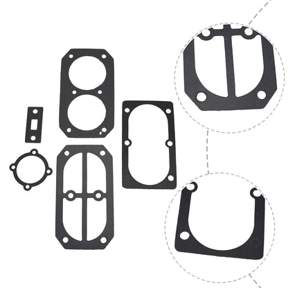 Air Compressor Valve Plate Gaskets &amp; Washers Repair Kit — Replacement Seal Set for Air Compressor Maintenance