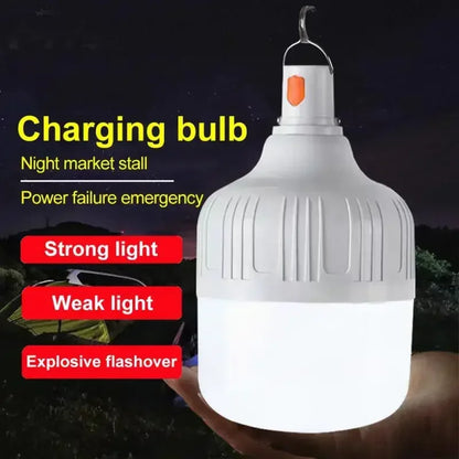 160W LED Camping Light Multifunctional USB Rechargeable Lamp Portable Tactical Flashlight for Outdoor Fishing Emergency Lanterns