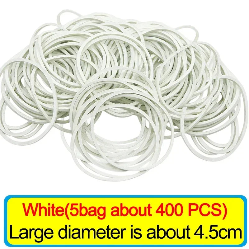 Wholesale Multicolour Elastic Rubber Bands Adjustable Fastener O Rings Stretchable Household Office School Stationery Supplies