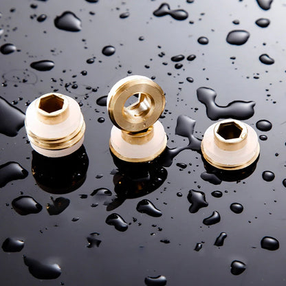 Material-free Sealing Gasket Angle Valve Faucet 4-point Quick Installation Brass Core Replaces Raw Leak-proof Silicone Gasket