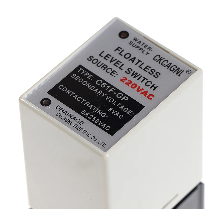 C61F-GP AC220V Floatless Level Relay Level Controller with Base