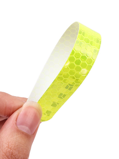 Car Reflective Safety Strip Stickers Rearview Mirror Warning Tape 6/2PCS