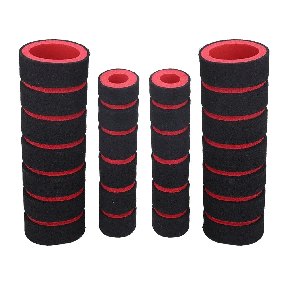 4pcs Universal Grip Comfort Sponge Foam Handlebar Cover – Non-Slip Soft Handlebar Grip for Motorcycle, Dirt Bike & E-Bike